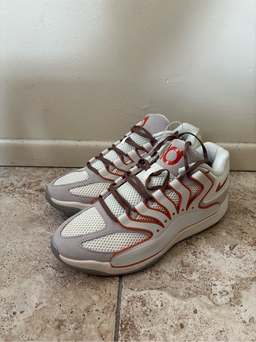 Nike Mens KD18 Rise Pearl Campfire Orange Shoes Sz 10-13New Basketbal HV1992-003